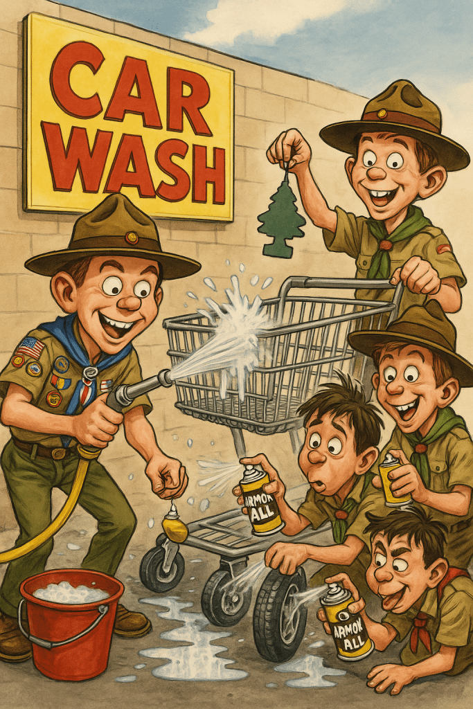 Shopping Cart Car Wash Community Service Eagle Scout Project